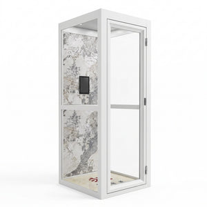 Hydraulic single-car elevator